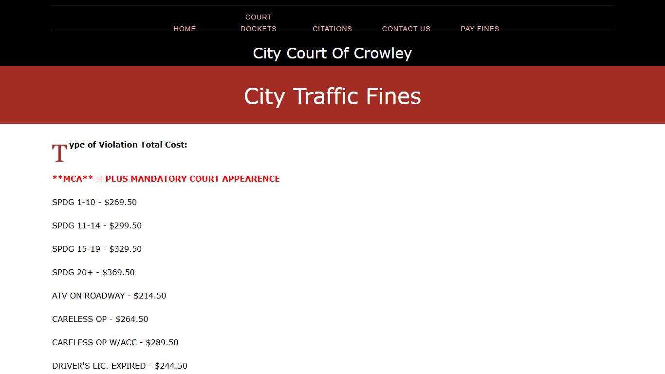 ..:: TRAFFIC-FINES ::..