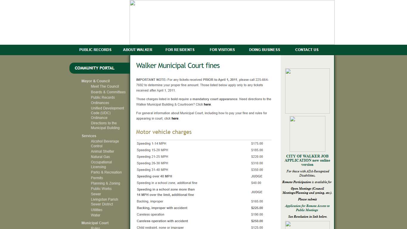 Welcome to Walker, Louisiana